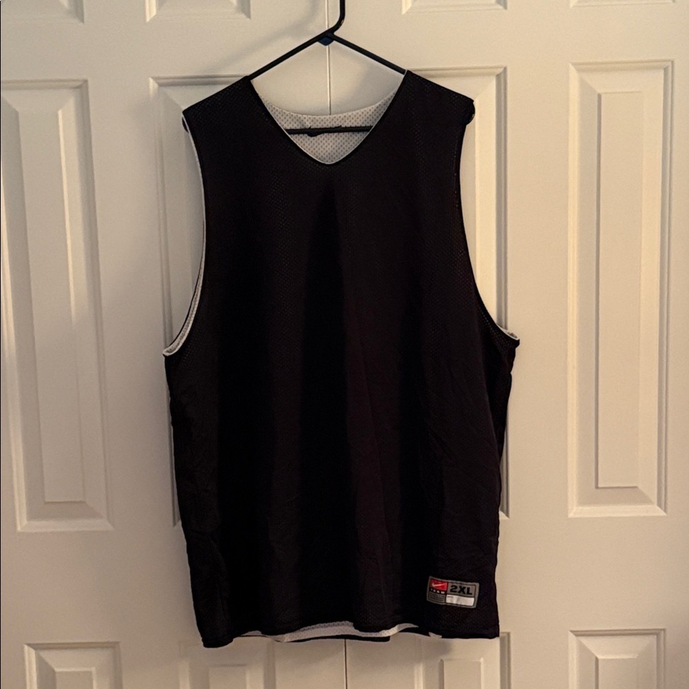 Nike Black Mesh Sports Jersey- Rversible